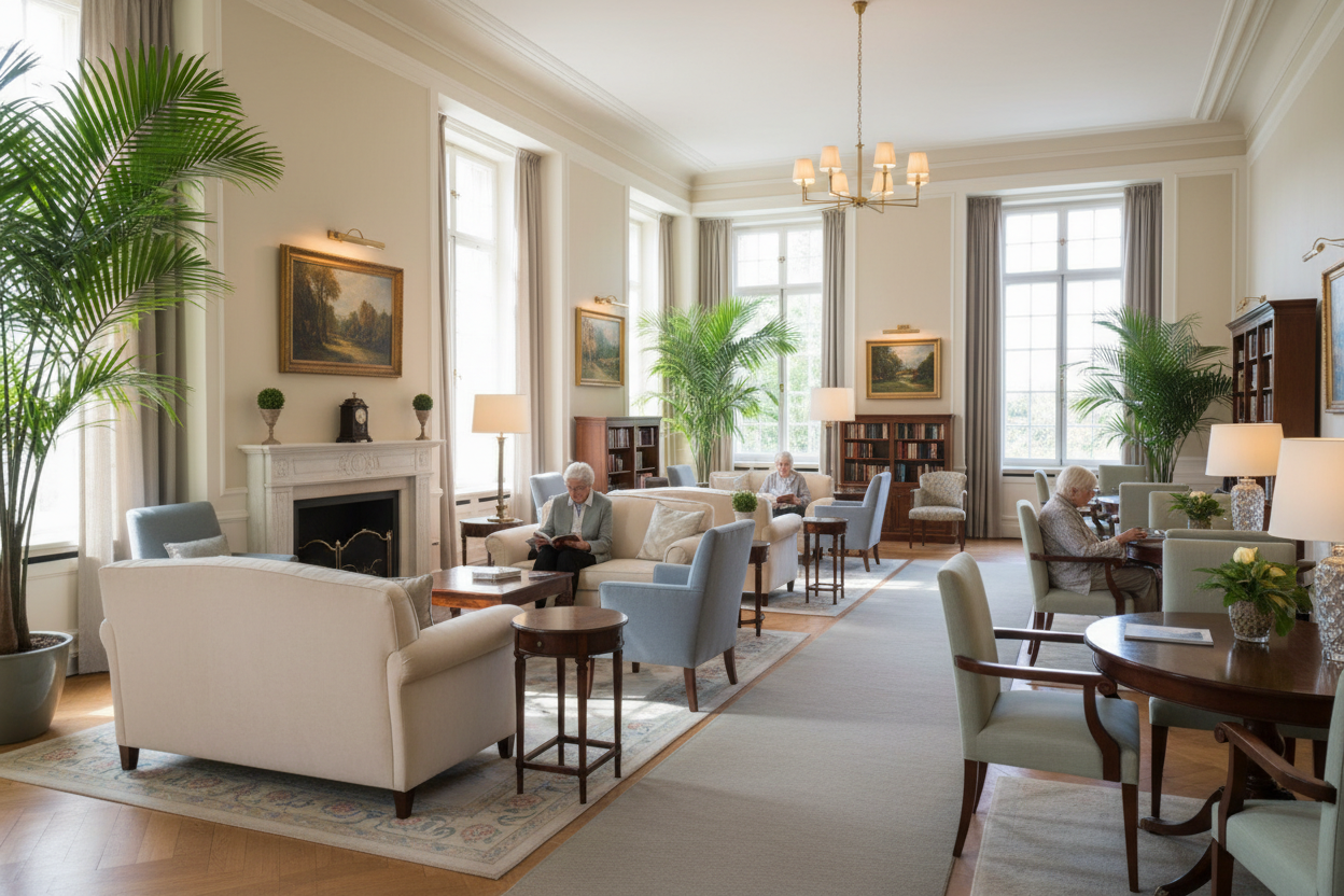 Elegant surroundings for pensioners in sanatorium